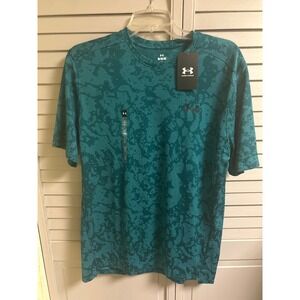 Under Armour Tech T-Shirt Athletic Training Geode  Activewear Top‎ Medium